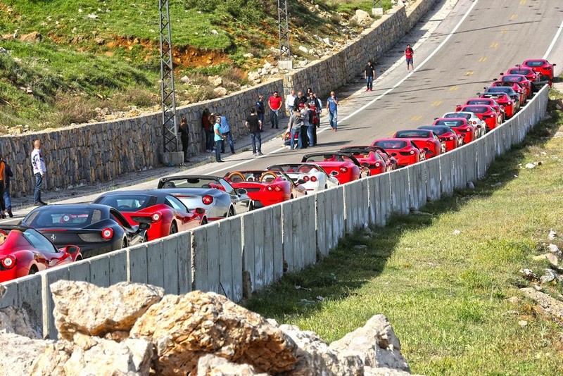 Ferrari Owners Club Ride to Zaarour